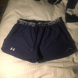 Navy Blue Athletic Shorts